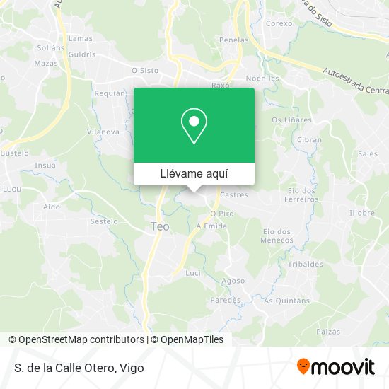 Mapa S. de la Calle Otero