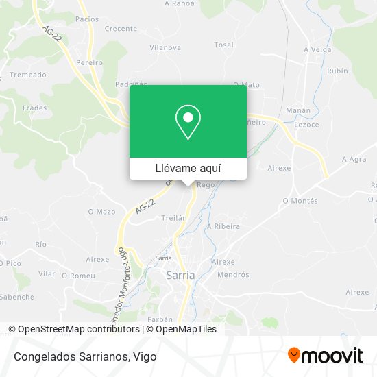 Mapa Congelados Sarrianos