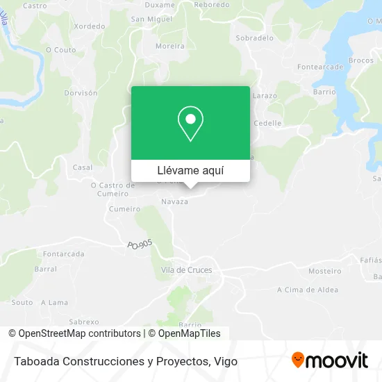 Mapa Taboada Construcciones y Proyectos