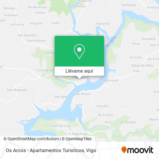 Mapa Os Arcos - Apartamentos Turisticos