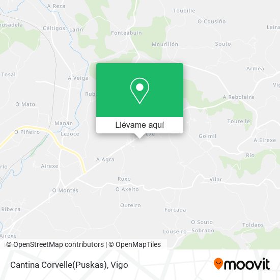 Mapa Cantina Corvelle(Puskas)