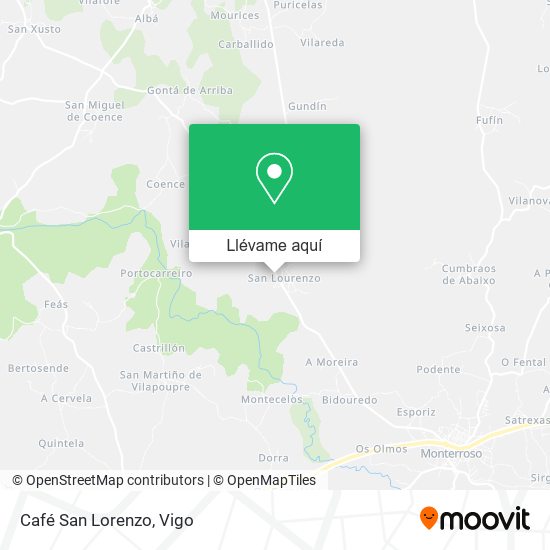 Mapa Café San Lorenzo