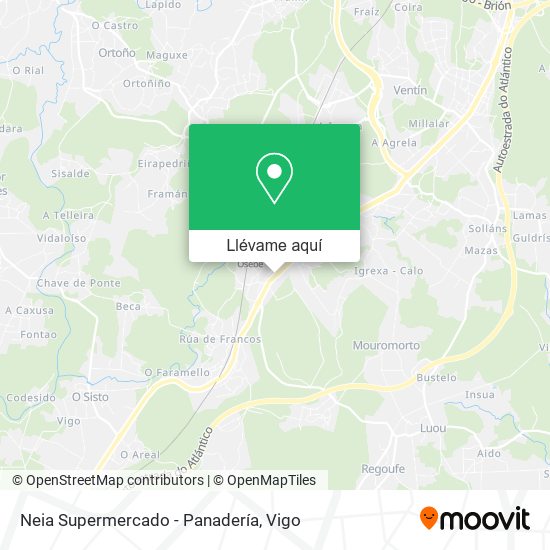 Mapa Neia Supermercado - Panadería