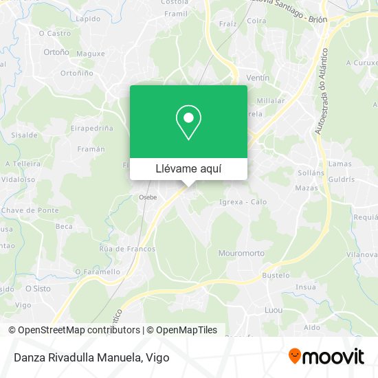 Mapa Danza Rivadulla Manuela