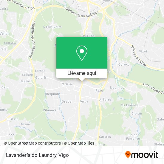 Mapa Lavandería do Laundry