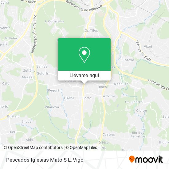 Mapa Pescados Iglesias Mato S L