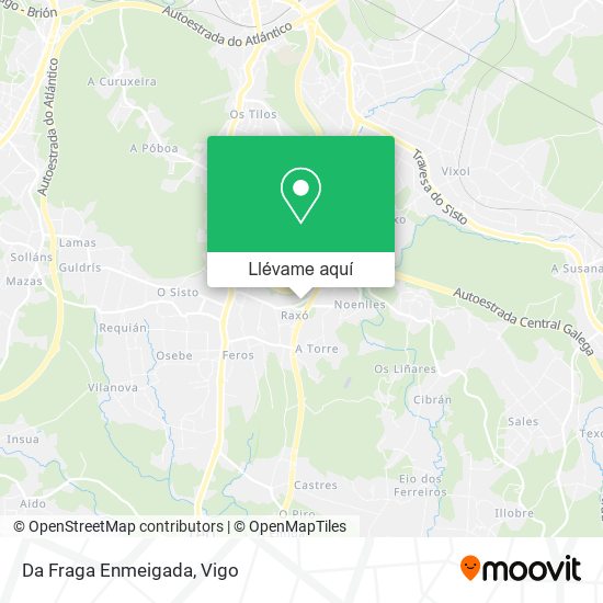 Mapa Da Fraga Enmeigada