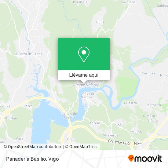 Mapa Panadería Basilio