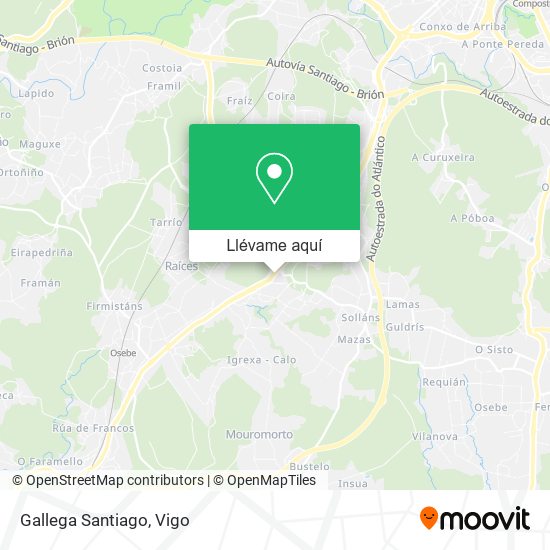 Mapa Gallega Santiago