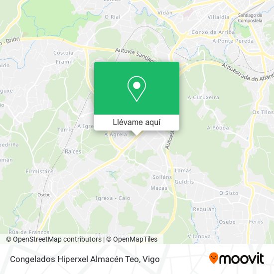 Mapa Congelados Hiperxel Almacén Teo