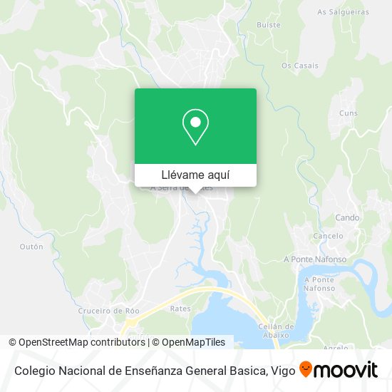 Mapa Colegio Nacional de Enseñanza General Basica