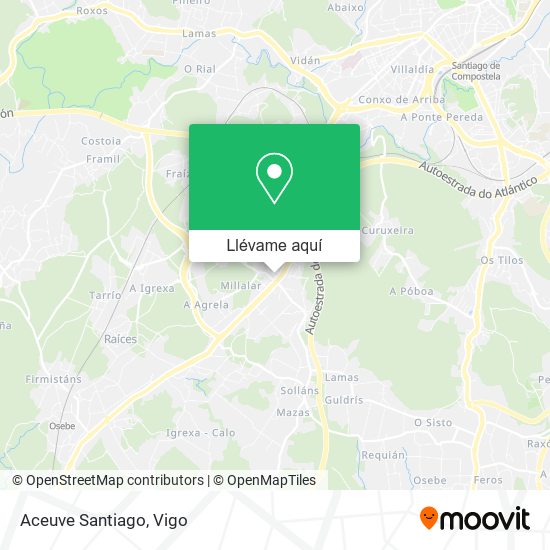 Mapa Aceuve Santiago