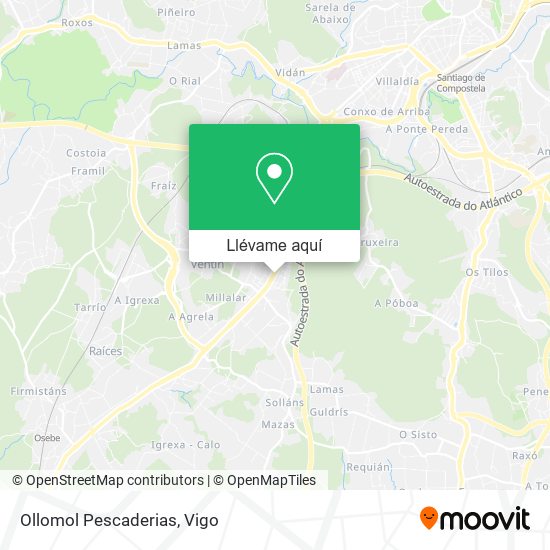 Mapa Ollomol Pescaderias