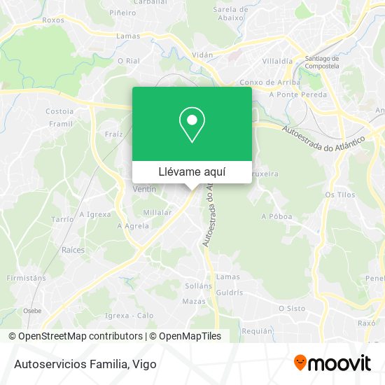 Mapa Autoservicios Familia