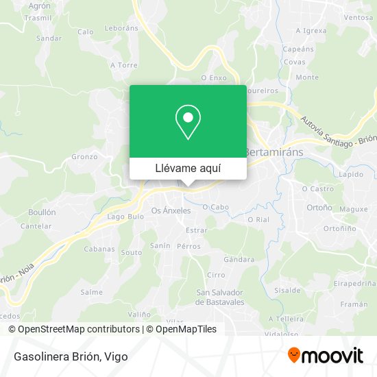 Mapa Gasolinera Brión