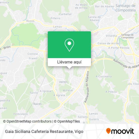 Mapa Gaia Siciliana Cafetería Restaurante