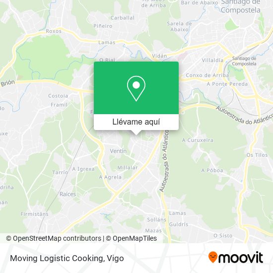 Mapa Moving Logistic Cooking