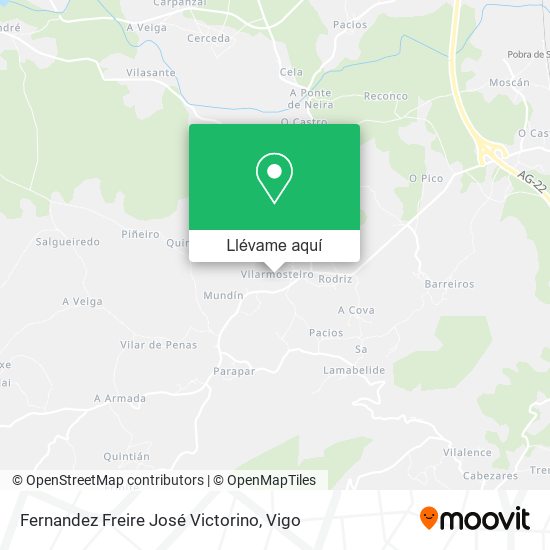 Mapa Fernandez Freire José Victorino