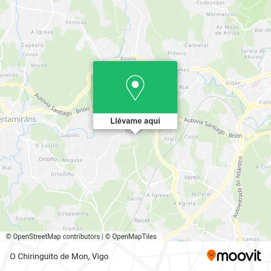 Mapa O Chiringuito de Mon