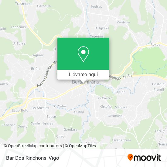 Mapa Bar Dos Rinchons