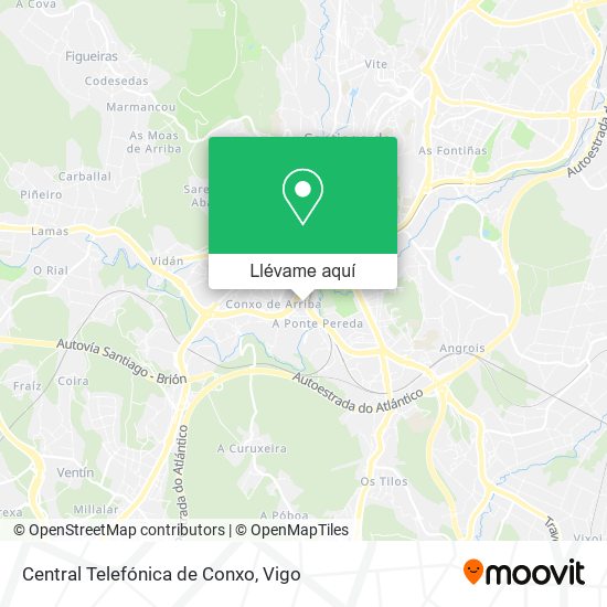 Mapa Central Telefónica de Conxo