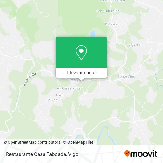 Mapa Restaurante Casa Taboada