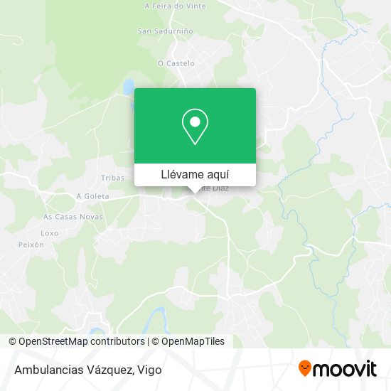Mapa Ambulancias Vázquez