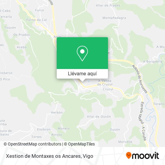 Mapa Xestion de Montaxes os Ancares
