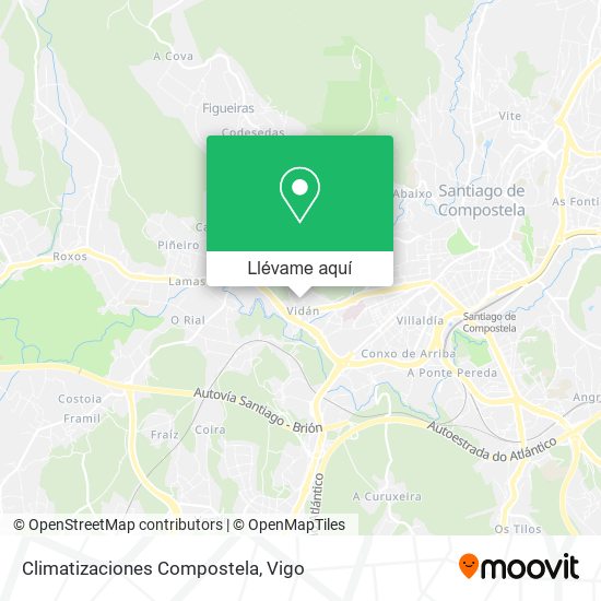 Mapa Climatizaciones Compostela