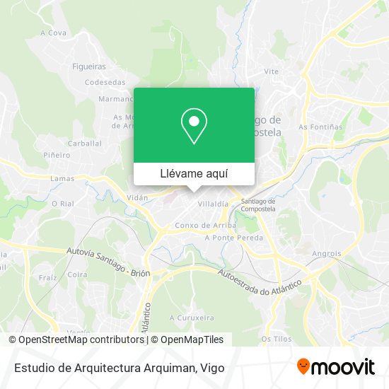 Mapa Estudio de Arquitectura Arquiman
