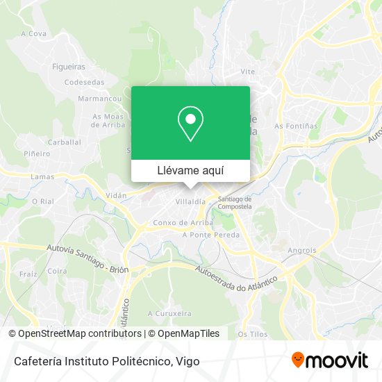 Mapa Cafetería Instituto Politécnico