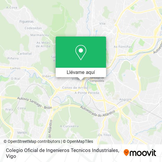 Mapa Colegio Oficial de Ingenieros Tecnicos Industriales