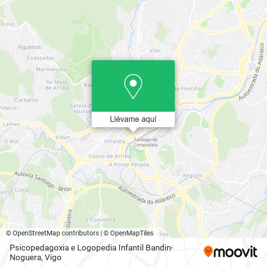 Mapa Psicopedagoxia e Logopedia Infantil Bandin-Noguera
