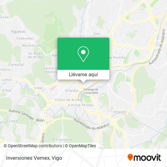 Mapa Inversiones Vemex