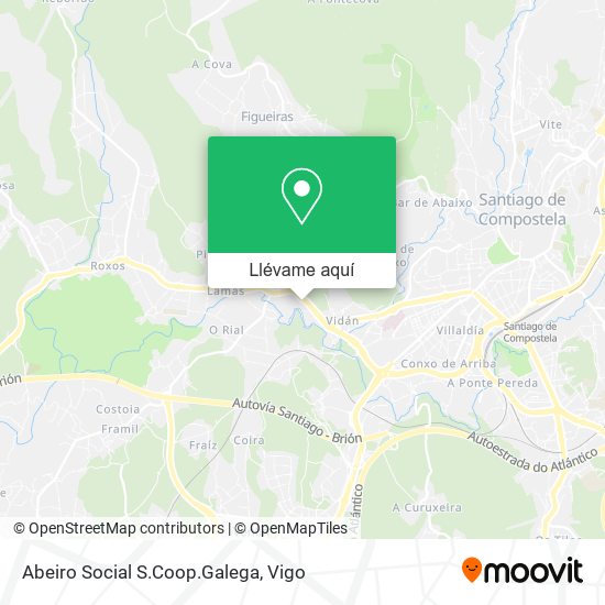 Mapa Abeiro Social S.Coop.Galega