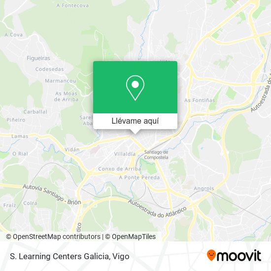 Mapa S. Learning Centers Galicia