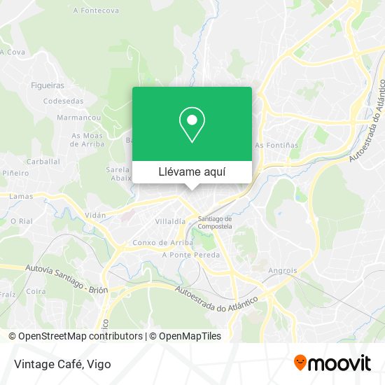 Mapa Vintage Café