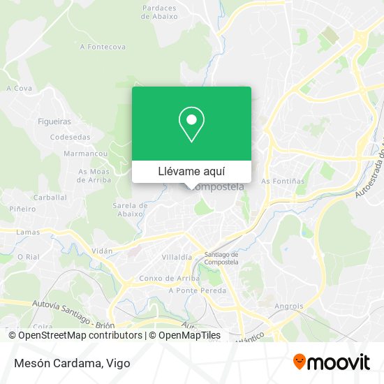 Mapa Mesón Cardama