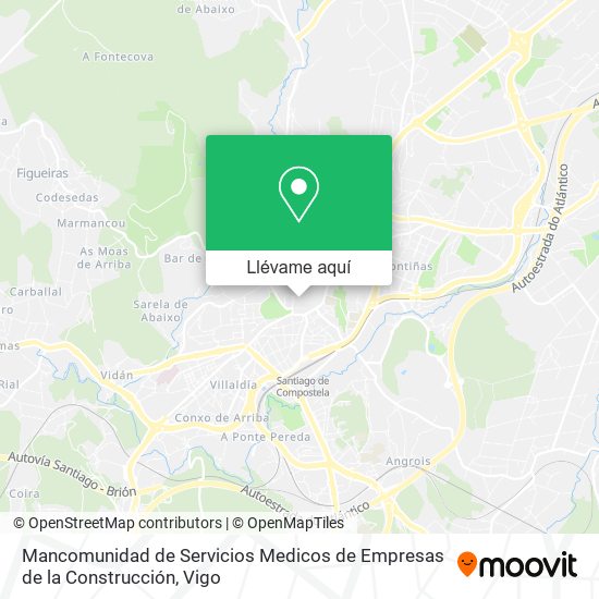 Mapa Mancomunidad de Servicios Medicos de Empresas de la Construcción