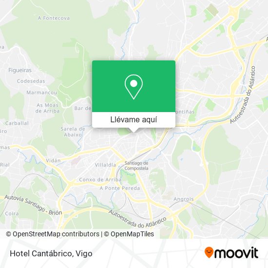 Mapa Hotel Cantábrico