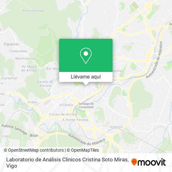 Mapa Laboratorio de Análisis Clinicos Cristina Soto Miras