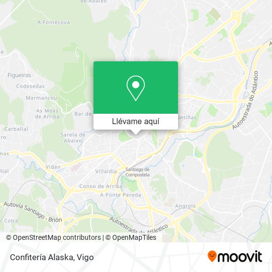Mapa Confitería Alaska