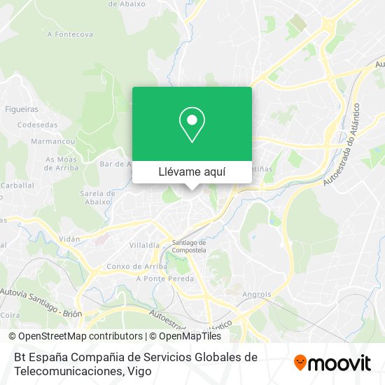 Mapa Bt España Compañia de Servicios Globales de Telecomunicaciones