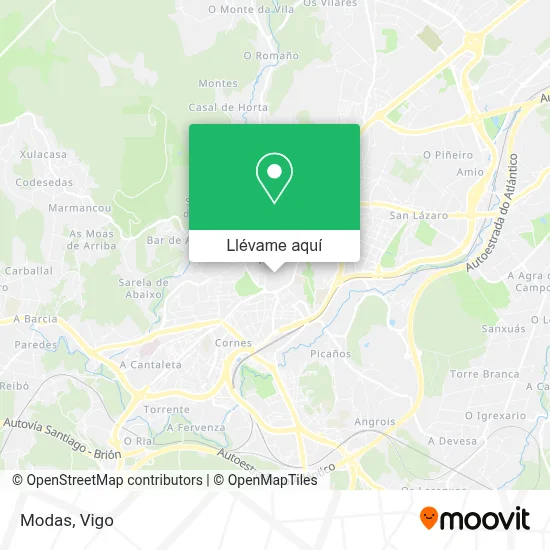 Mapa Modas