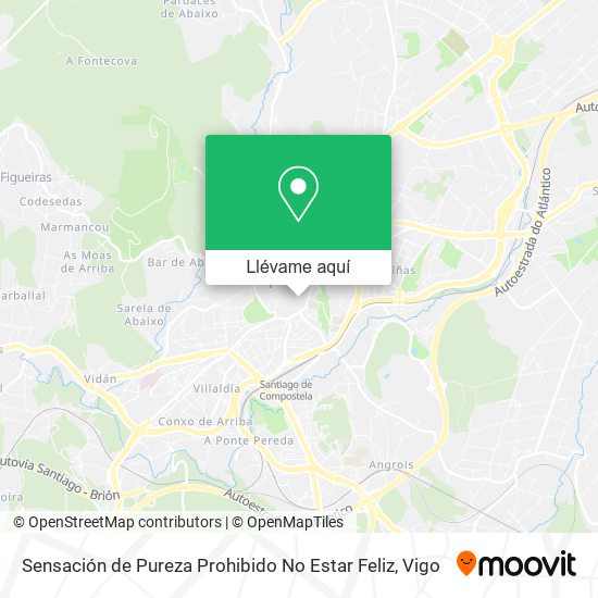 Mapa Sensación de Pureza Prohibido No Estar Feliz