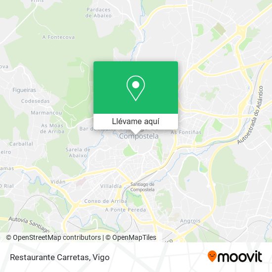 Mapa Restaurante Carretas