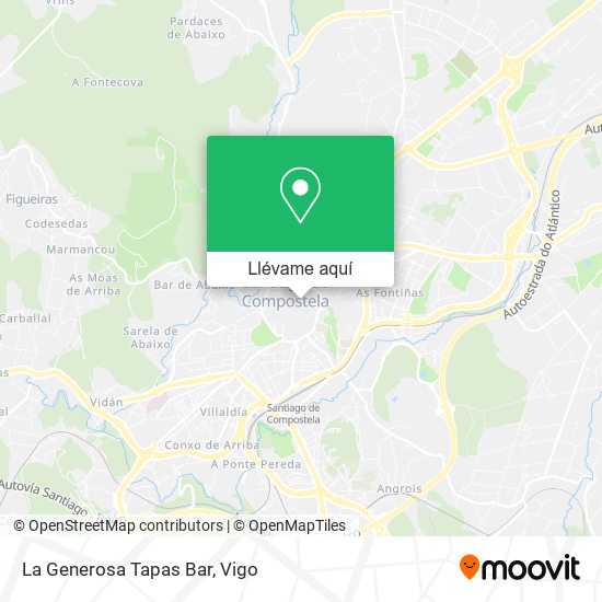 Mapa La Generosa Tapas Bar