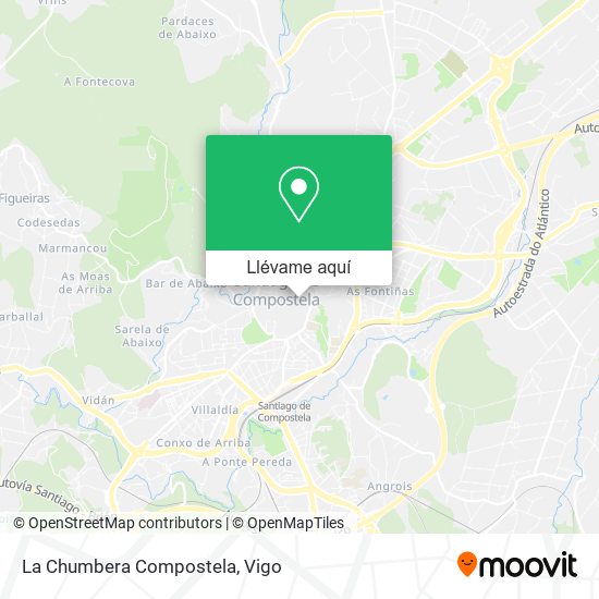 Mapa La Chumbera Compostela