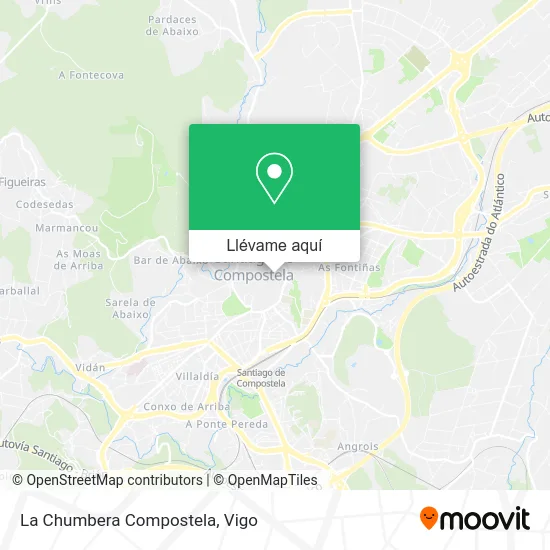 Mapa La Chumbera Compostela