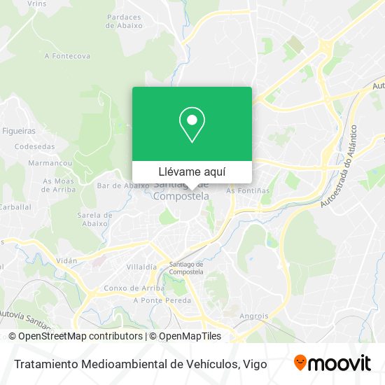 Mapa Tratamiento Medioambiental de Vehículos